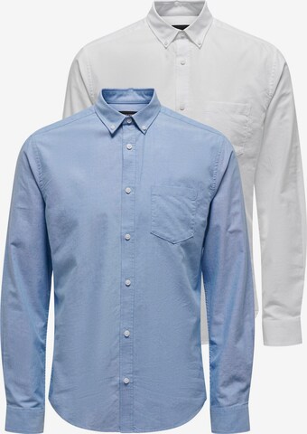 Only & Sons Hemd 'ALVARO' in Blau: predná strana