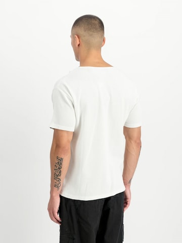 ALPHA INDUSTRIES Shirt in White