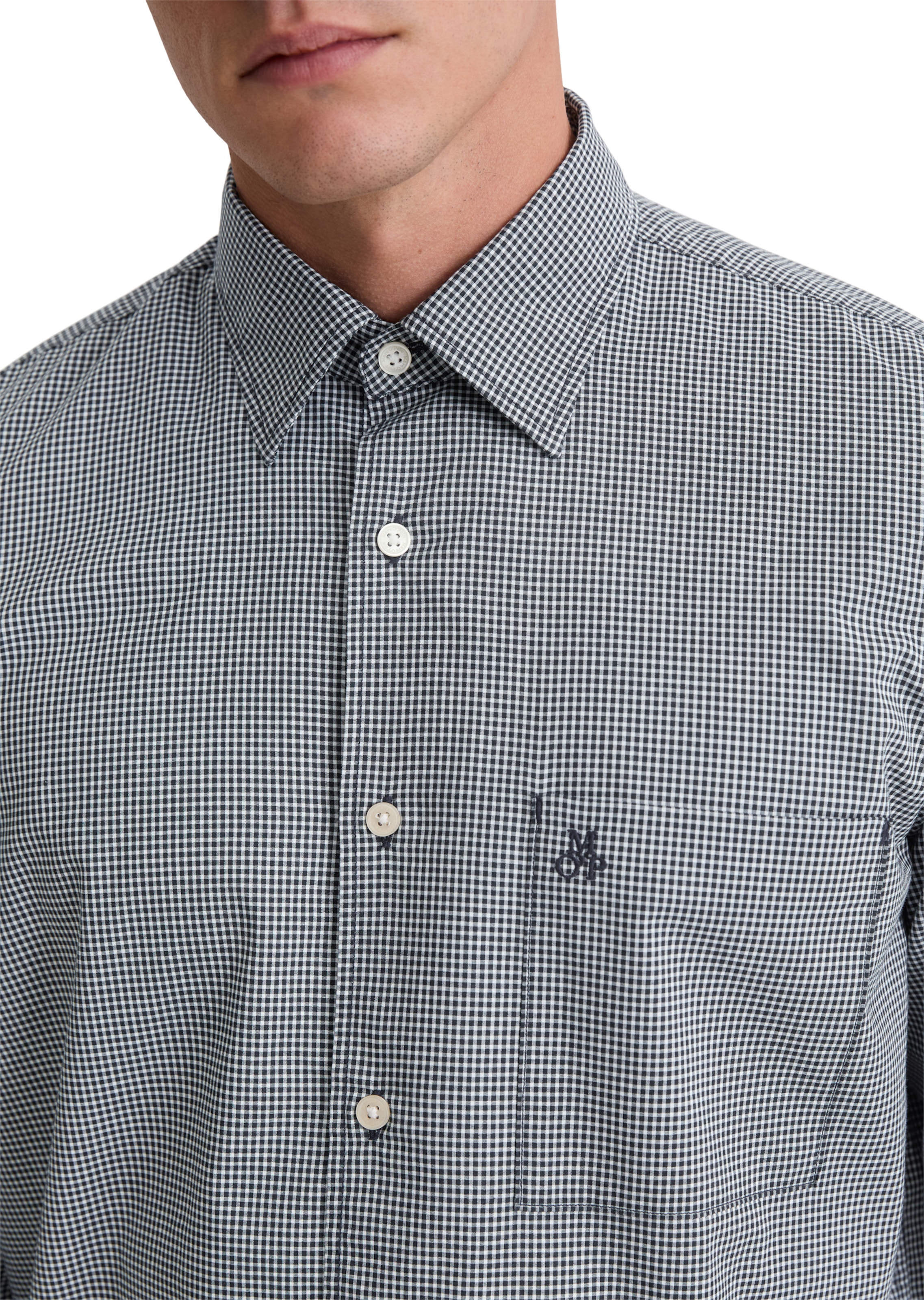 Marc O'Polo Regular fit Overhemd in Blauw