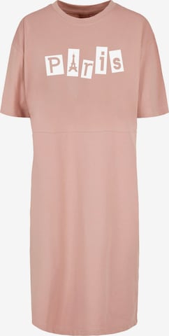 Merchcode Dress 'Paris' in Pink: front
