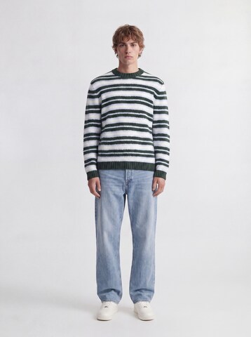 JACK & JONES Svetr 'JORSALAMANCO' – bílá
