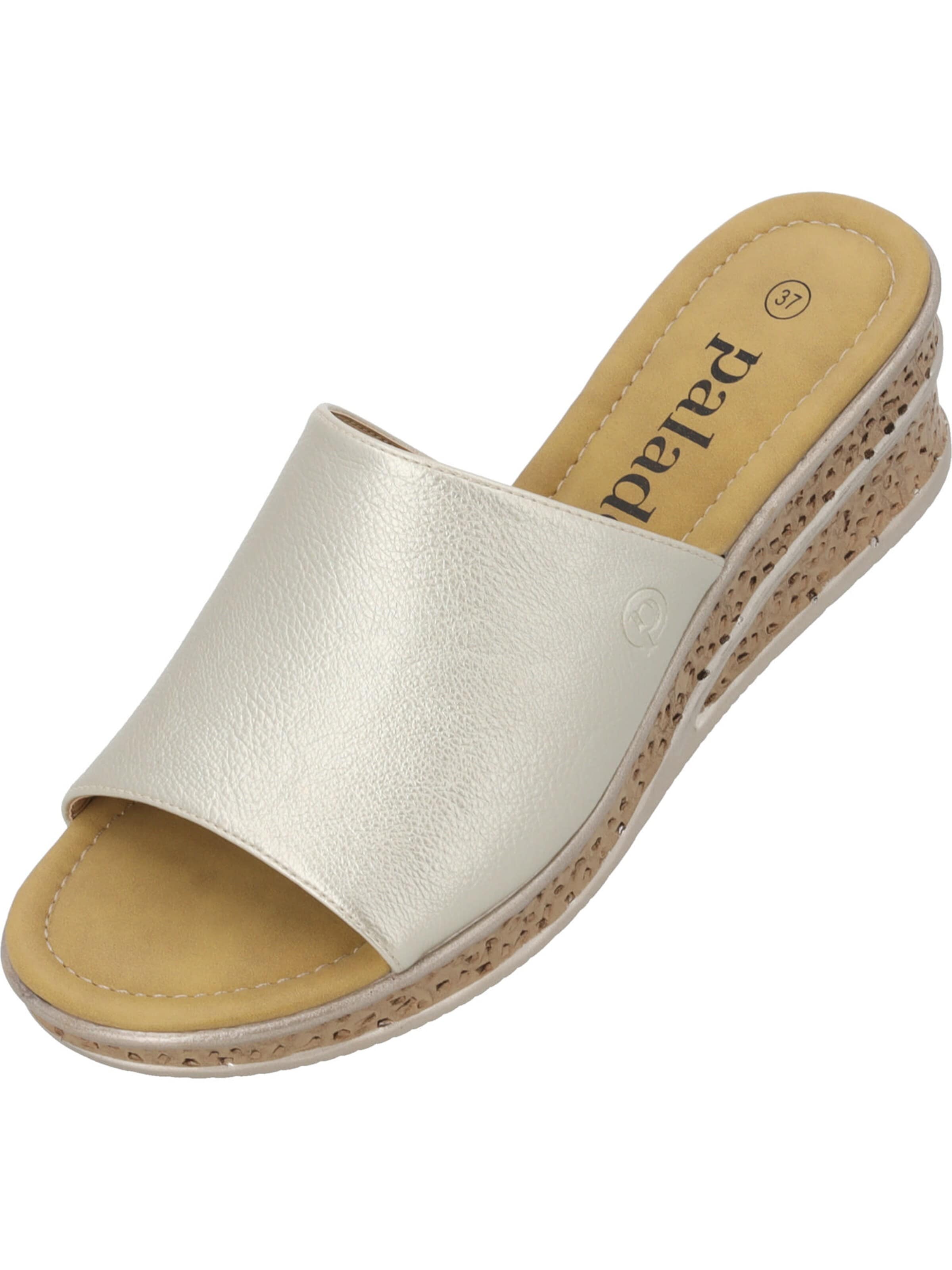 Palado Pantolette 'Palado Niserios'‌‌‌‌ in Gold: Vorderseite