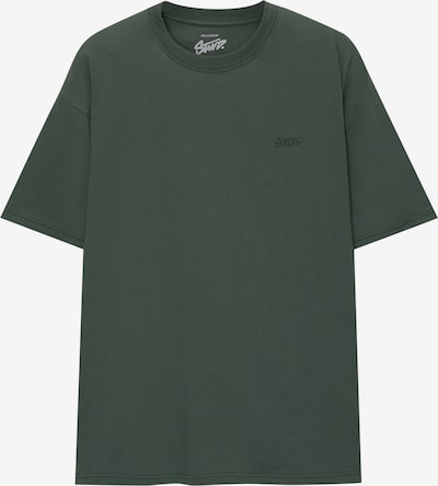 Pull&Bear T-Shirt en sapin / vert foncé, Vue avec produit