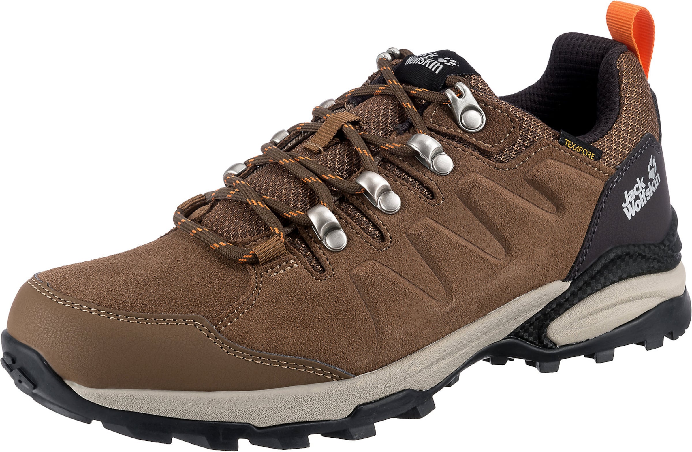 JACK WOLFSKIN Halbschuh 'Refugio' in Braun: Vorderseite