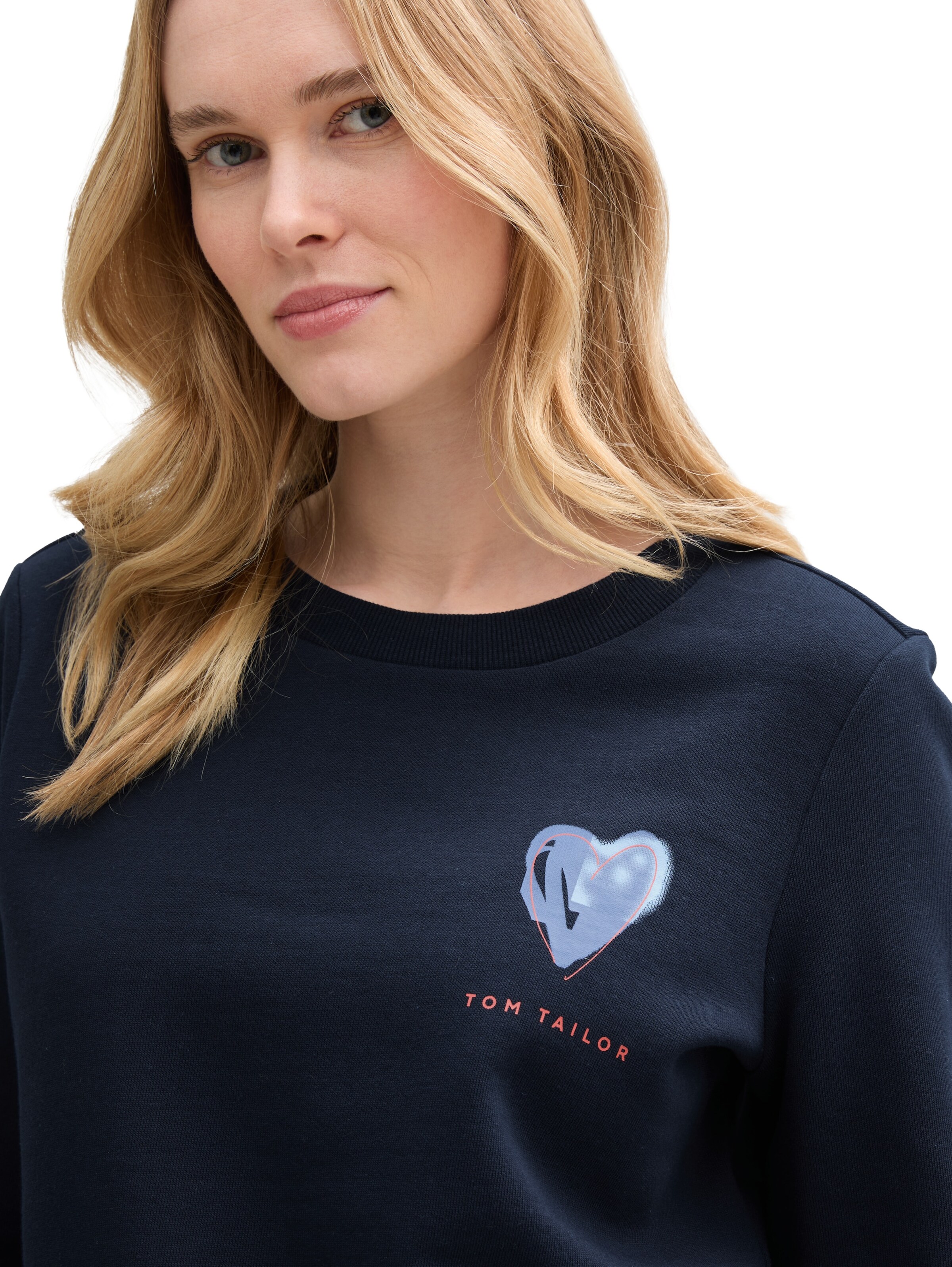 TOM TAILOR Sweatshirt in Blauw