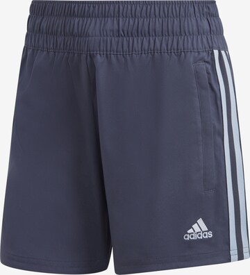 ADIDAS SPORTSWEAR Regular Workout Pants in Blue: front