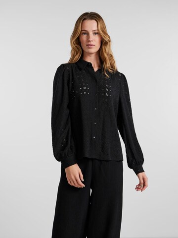 PIECES Bluse in Schwarz: predná strana