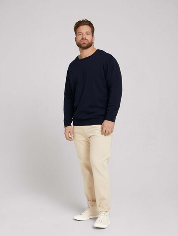 TOM TAILOR Men + Regular Pants 'Josh' in Beige