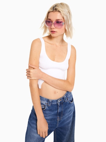 Bershka Sunglasses in Pink