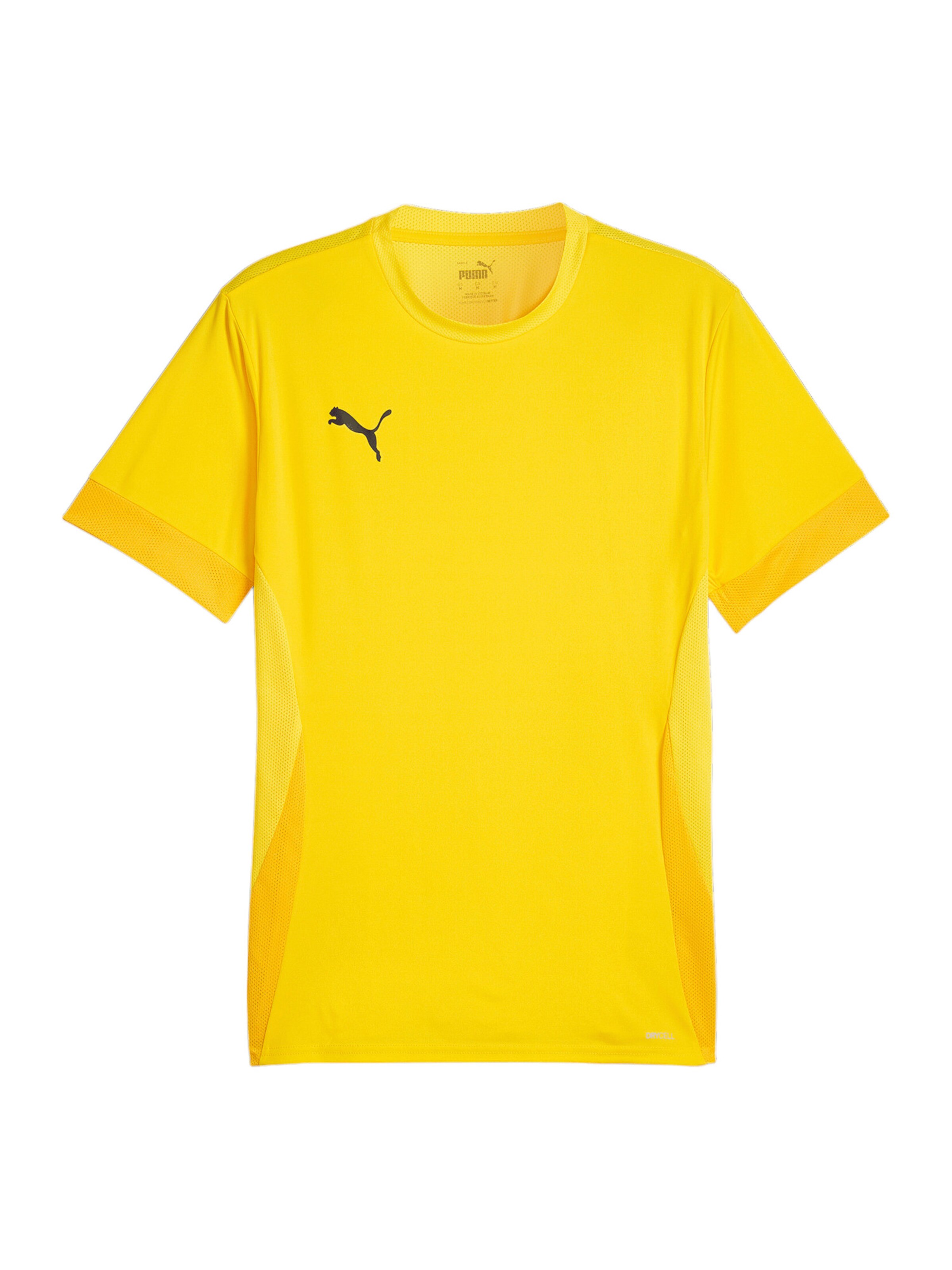 PUMA Performance Shirt in Yellow: front