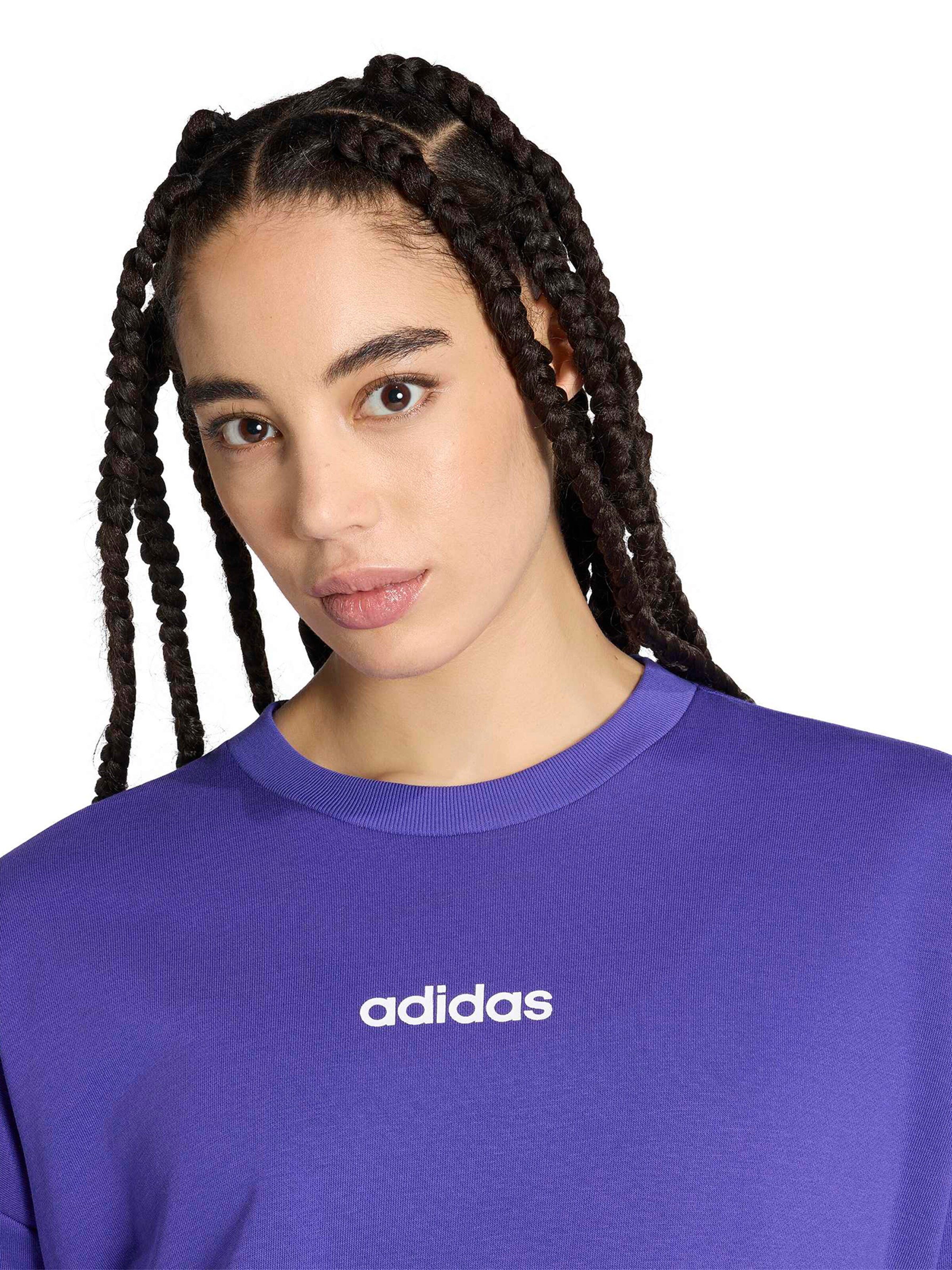 ADIDAS SPORTSWEAR Urheilullinen collegepaita 'Essentials' värissä lila