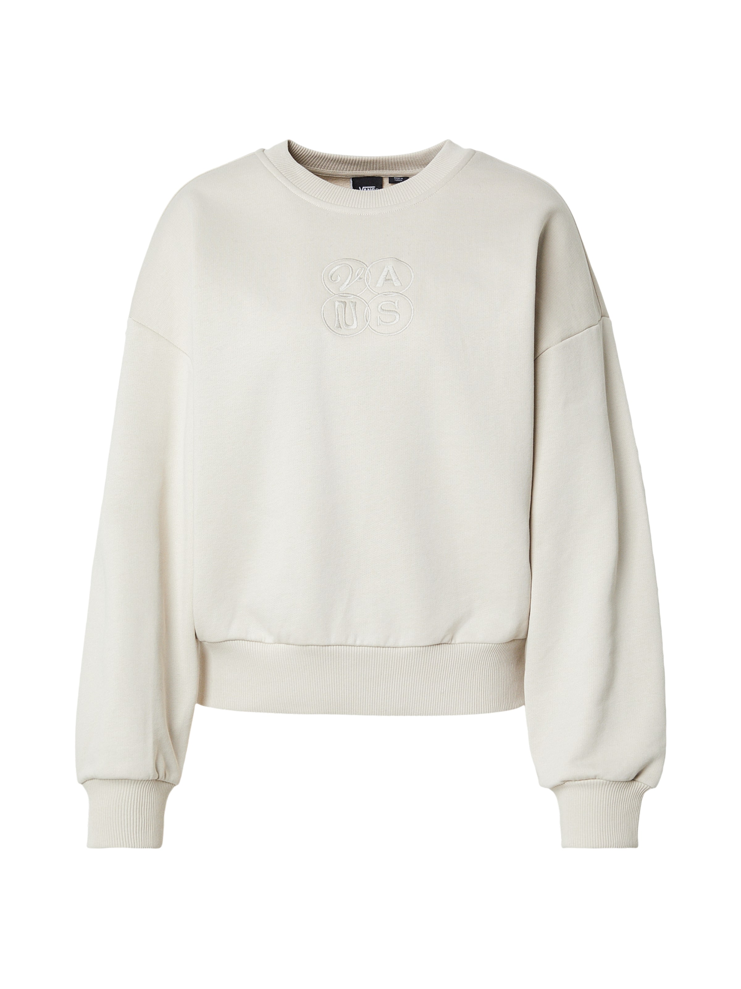 VANS - Sudadera 'ELLIPSE' en beige: frente