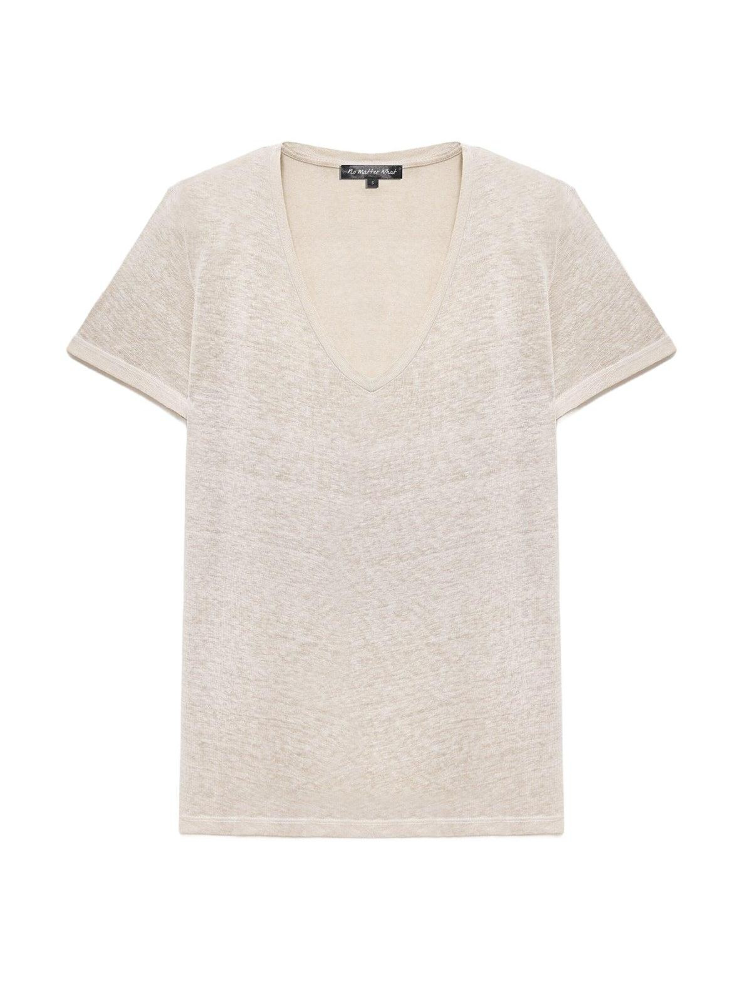 No Matter What Shirt in Beige