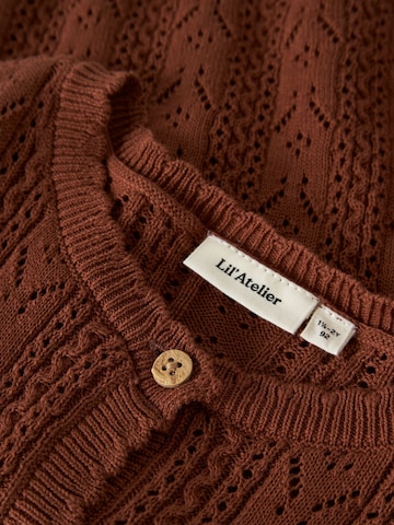 Lil'Atelier Strickjacke in Braun