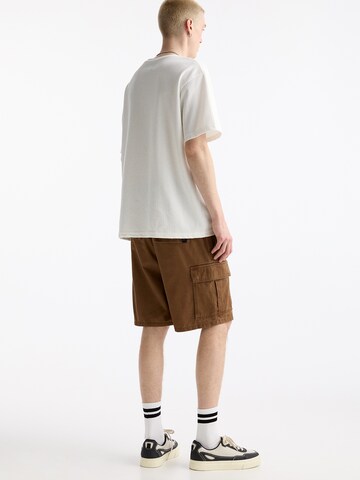 Pull&Bear Regular Cargo Pants in Brown