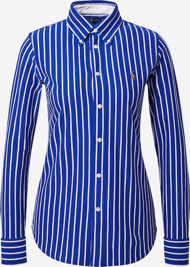 POLO RALPH LAUREN Bluse i royalblå / hvid, Produktvisning