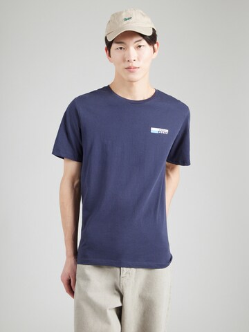JACK & JONES T-Shirt 'JWHVESTERBRO' in Blau: Vorderseite