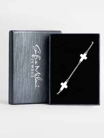 Sofia Milani Earrings 'Cross Ball Chain' in Silver