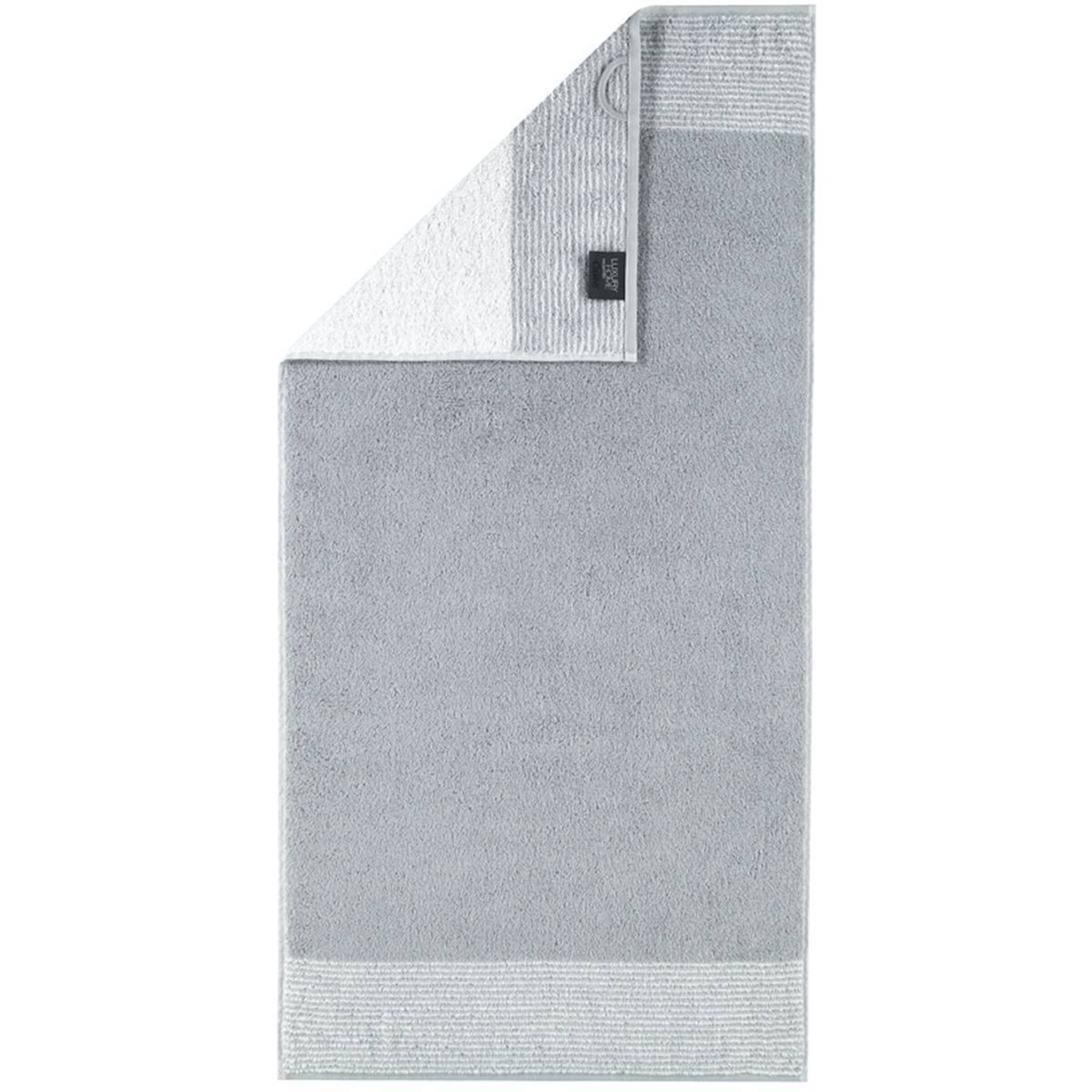 Serviette Cawö en argent : devant