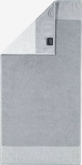 Cawö Handtuch in 50x100cm in platin / weiß, Produktansicht