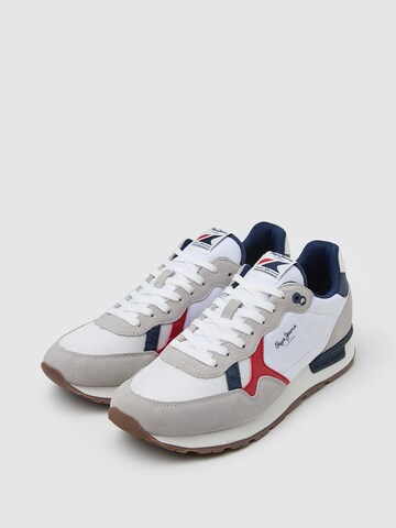 Pepe Jeans Platform trainers 'Brit Heritage' in White