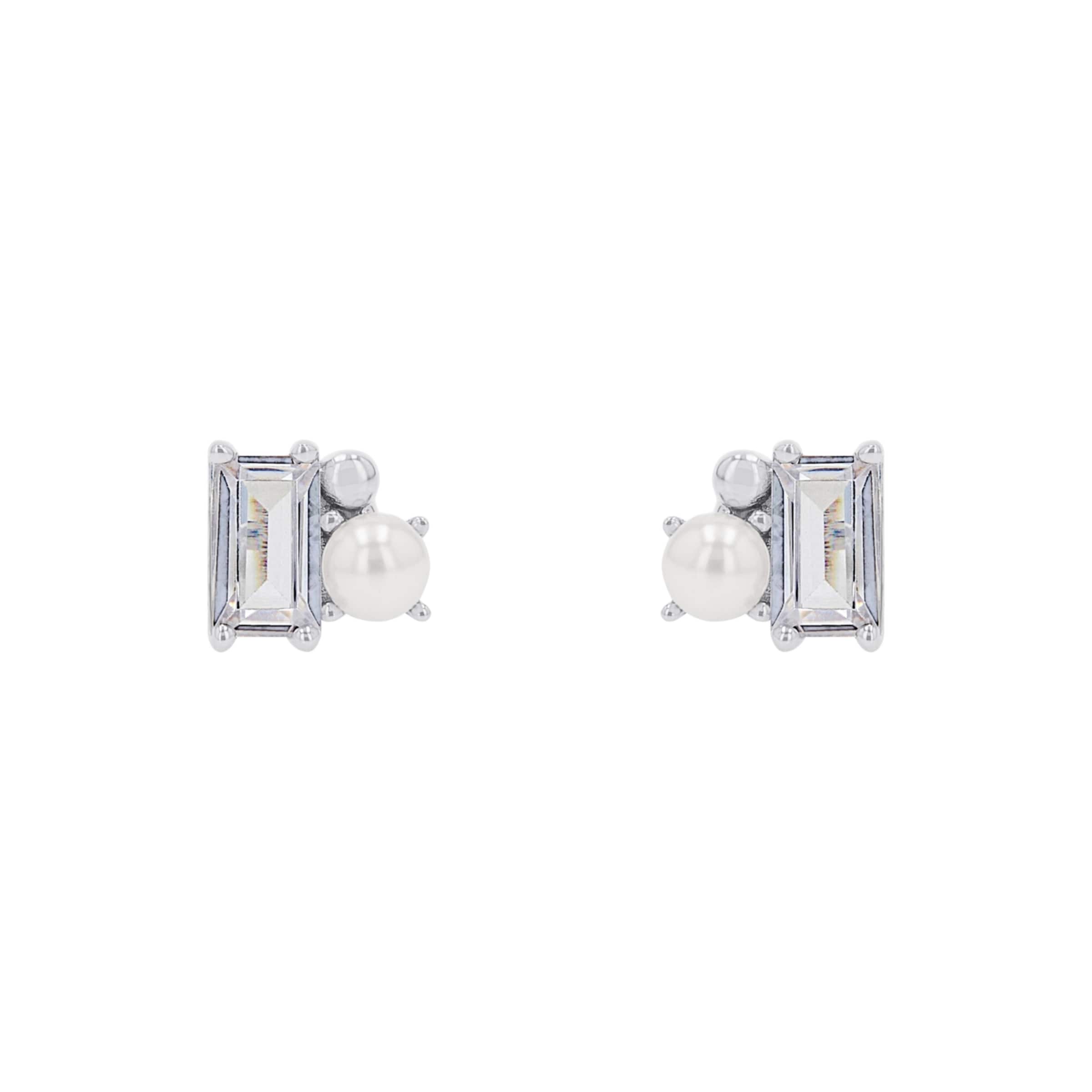 s.Oliver Earrings in Silver: front