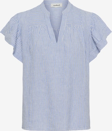 Chemisier 'Aria' SOAKED IN LUXURY en bleu : devant