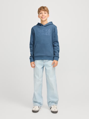 Jack & Jones Junior Regular Fit Sweatshirt 'Ecorp in Blau