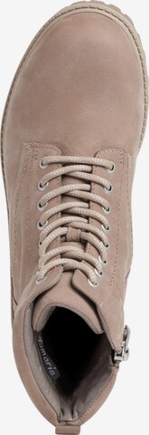 TAMARIS Lace-Up Ankle Boots in Grey