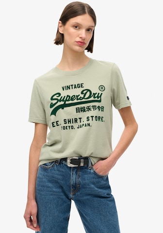 Superdry Shirt in Green: front