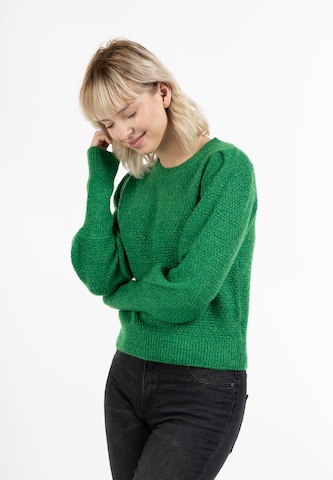 MYMO Пуловер в зелено: отпред