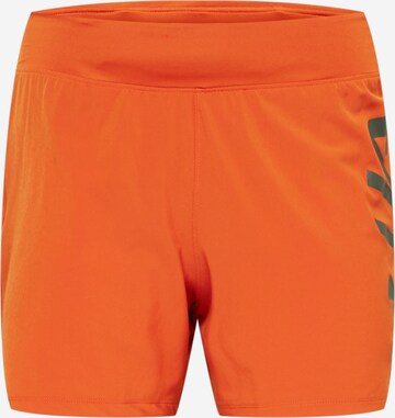 UNDER ARMOUR - Calças de desporto 'Speedpocket' em laranja: frente