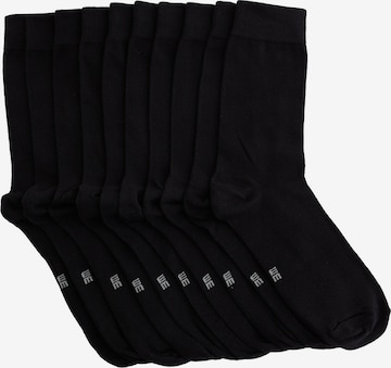 WE FashionČarape - crna boja: prednji dio