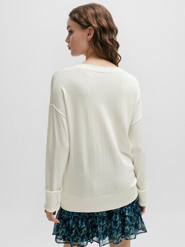 BOSS Sweater ' C_Fannie ' in White
