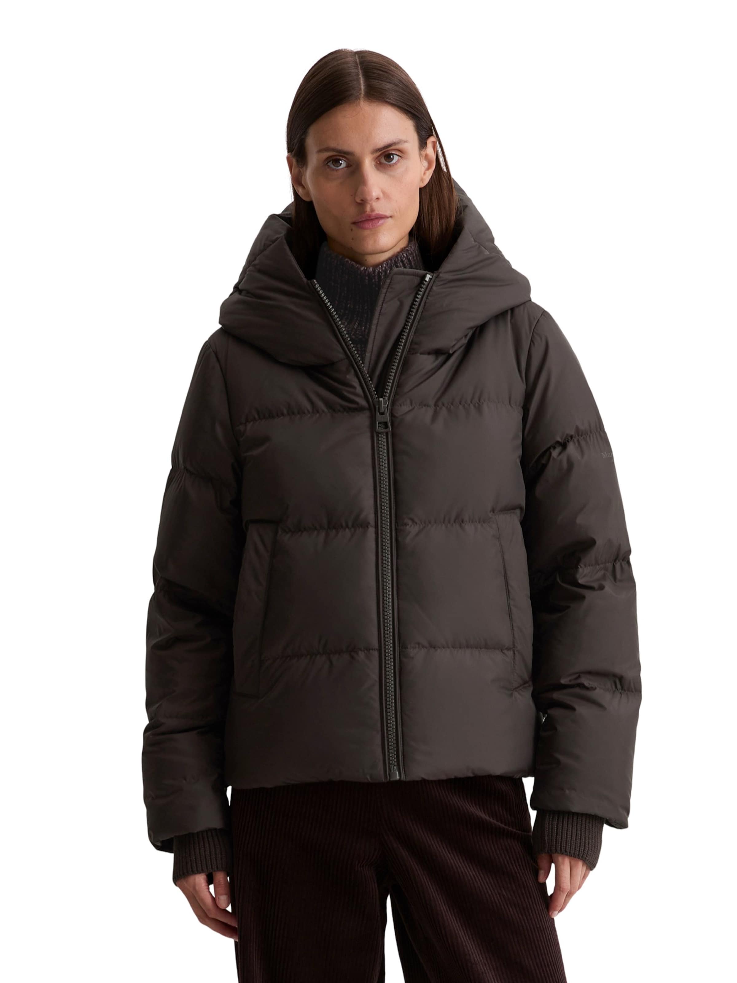 Veste d’hiver Marc O'Polo en marron : devant