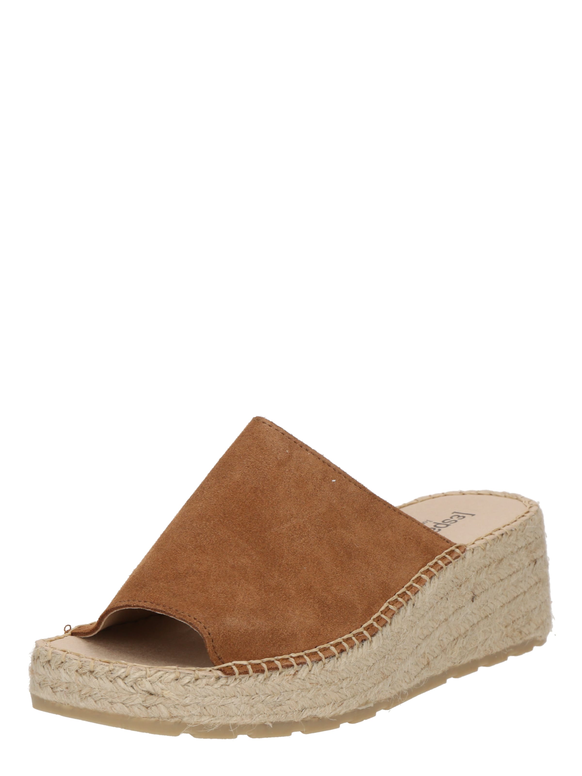 Mule espadrij l´originale en marron : devant