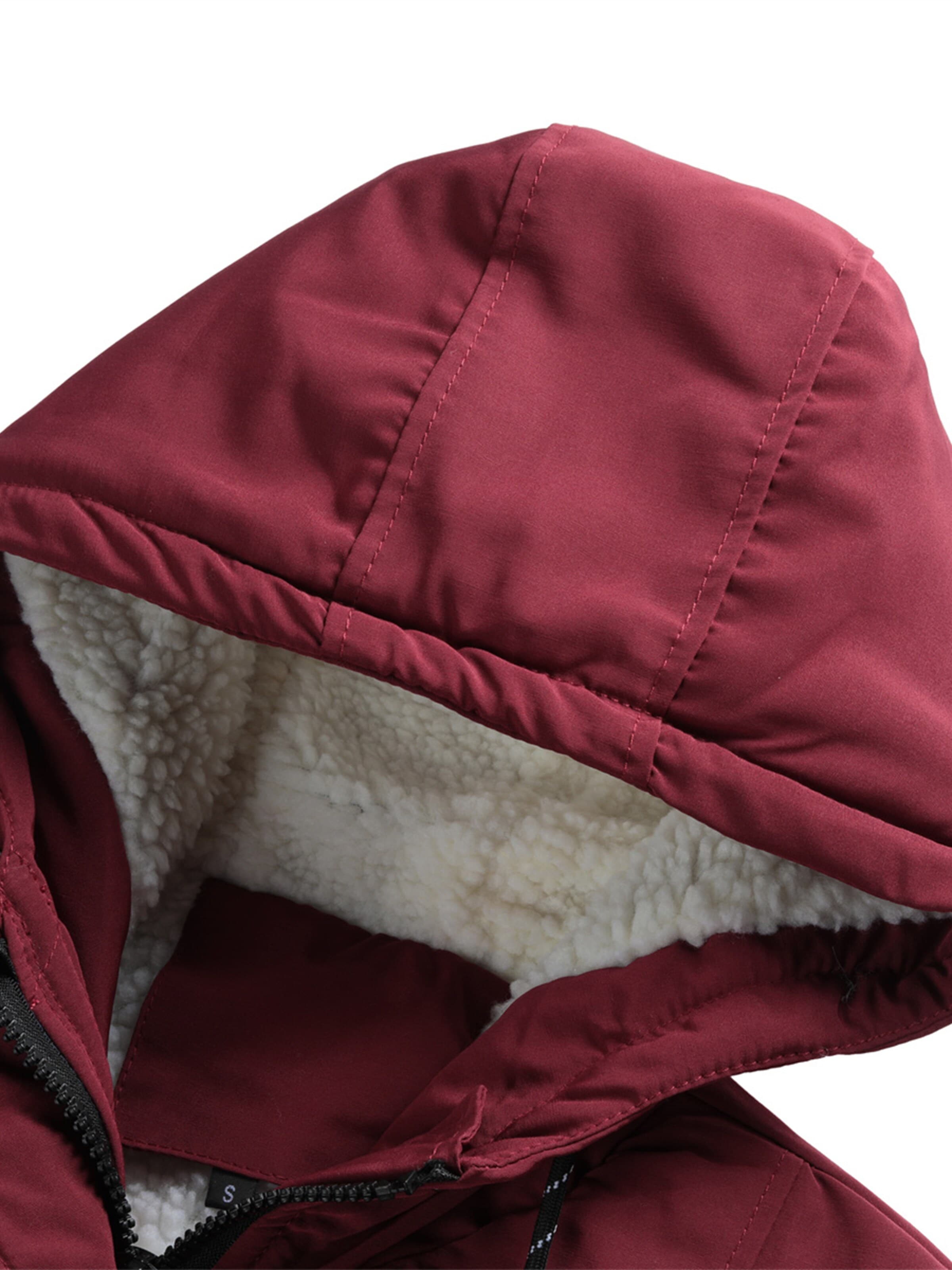 YOUTHUP Winter Jacket in Red