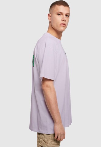 Merchcode T-Shirt 'Attitude' in Lila