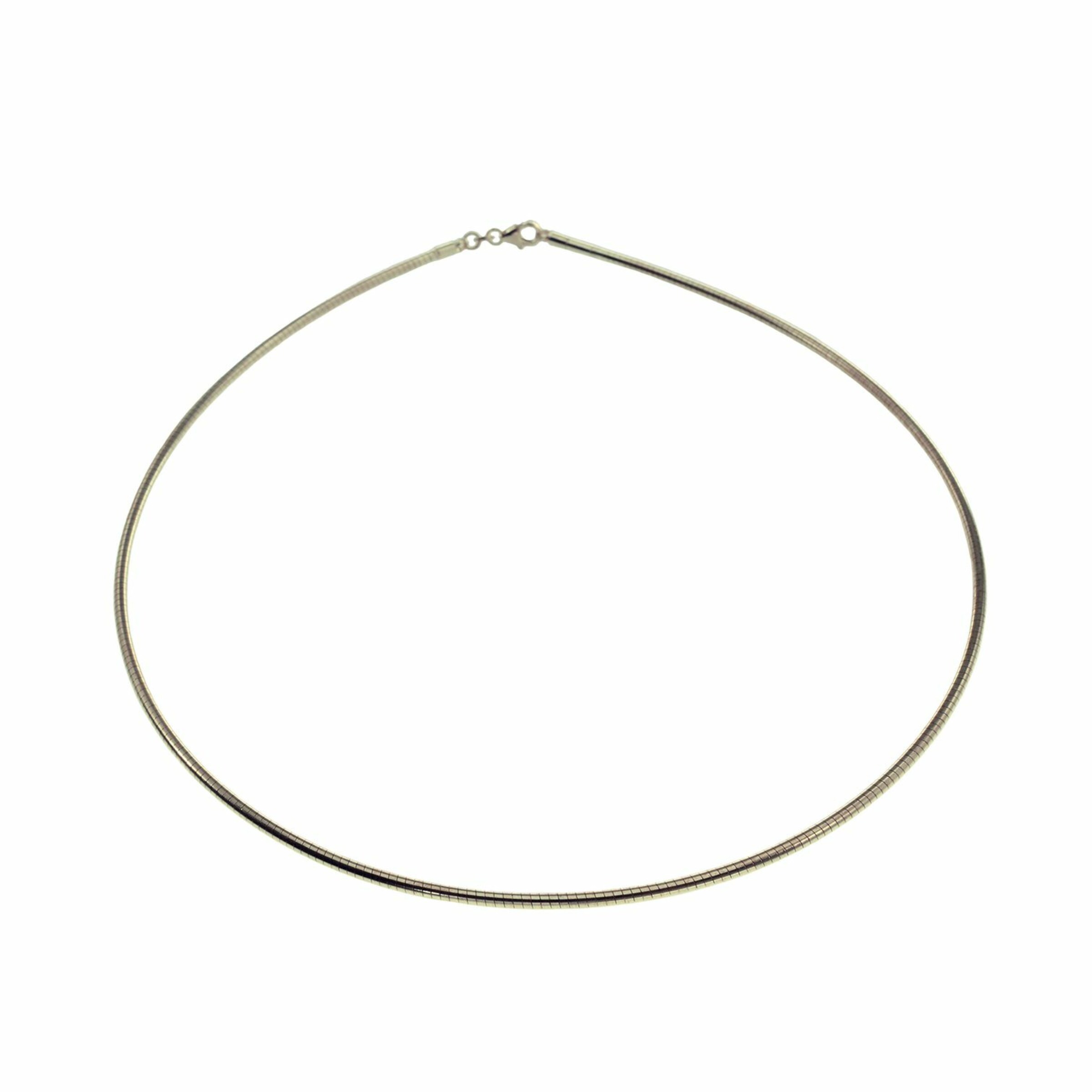 Schmuckador Necklace 'Omega' in Silver: front