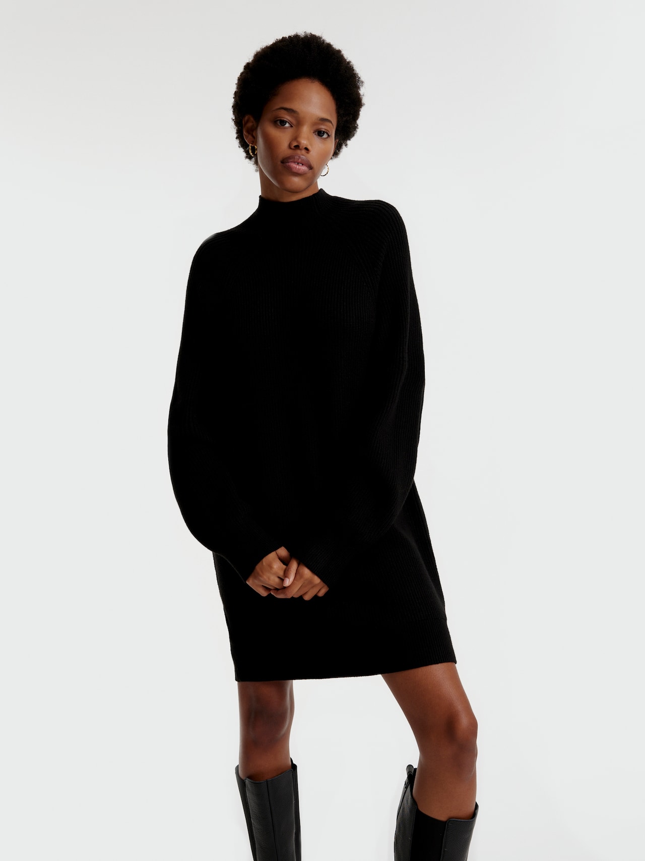 EDITED Produkte Kleid 'Invidia' schwarz