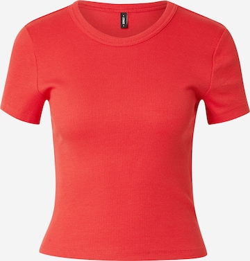 sarkans ONLY T-Krekls 'Val': no priekšpuses