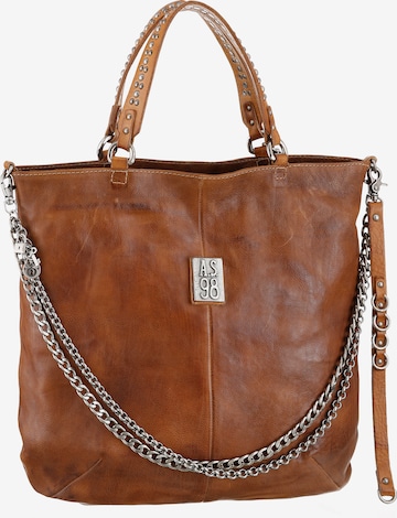 A.S.98 Shopper in Brown: front