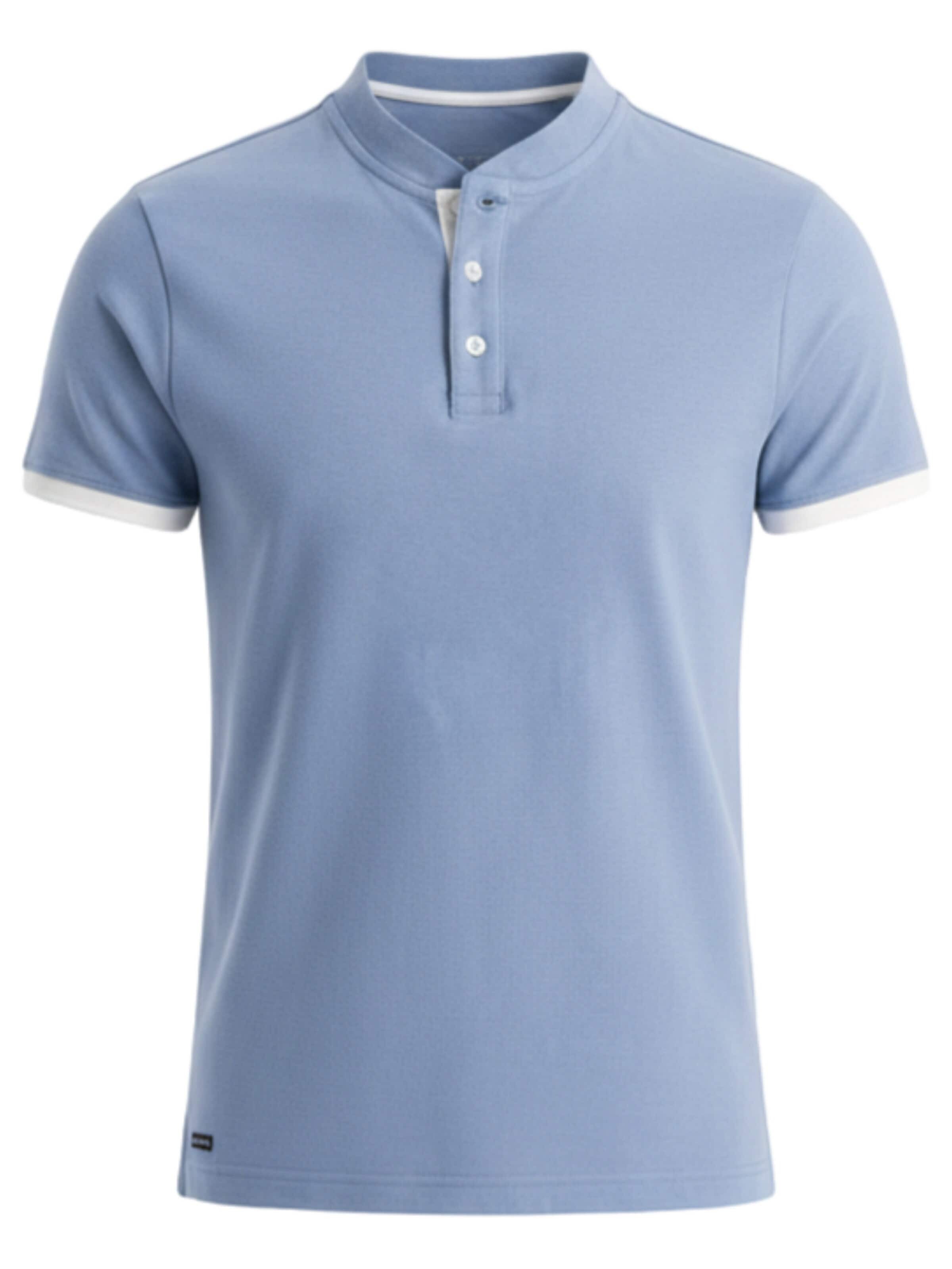 Ombre Shirt in Blue: front