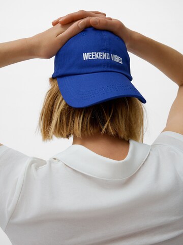 Casquette Bershka en bleu