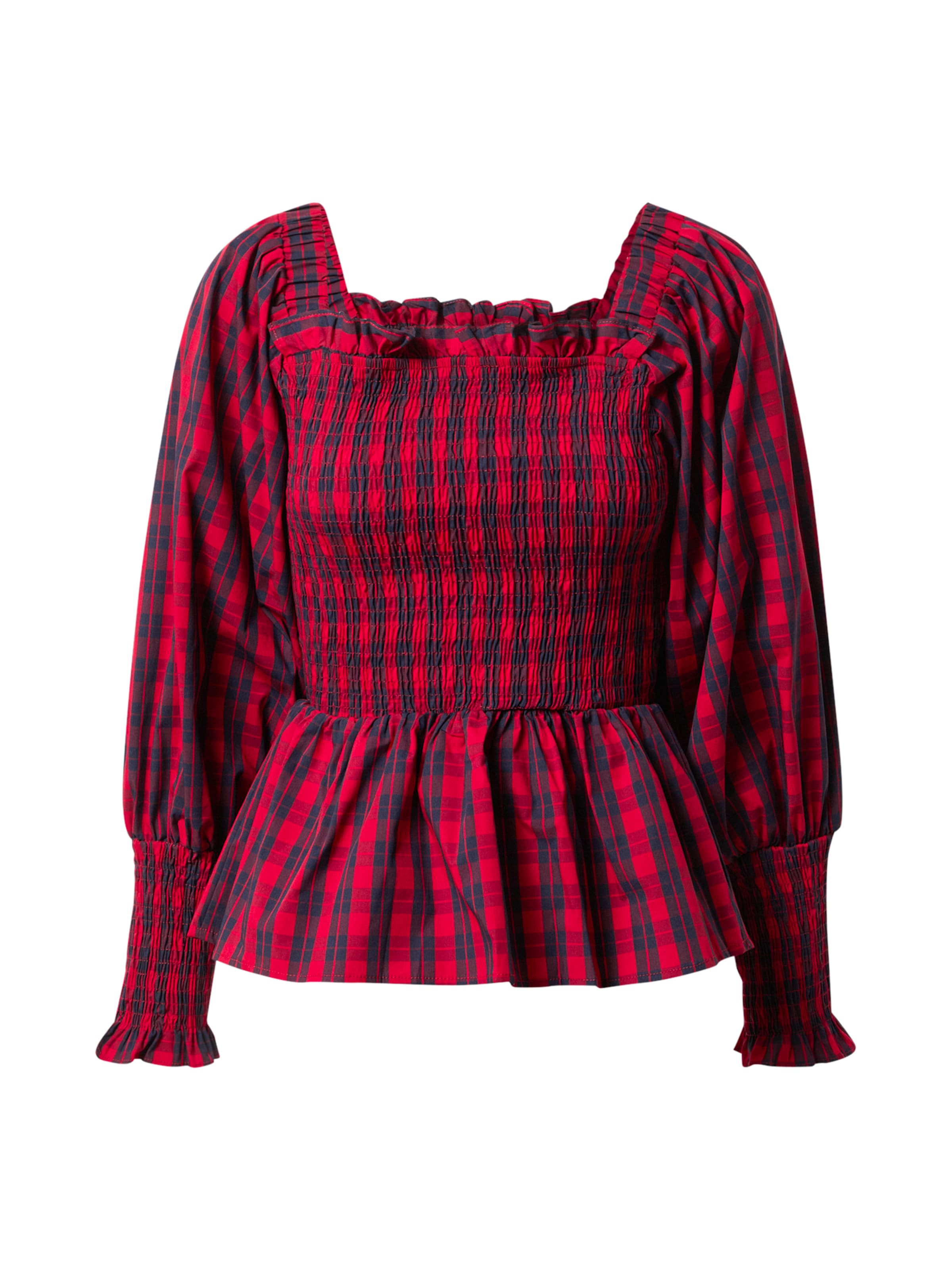 Warehouse Blouse in Red: front