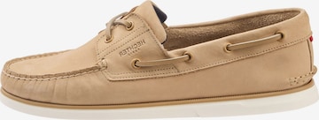 Chaussure basse HECHTER PARIS en beige : devant