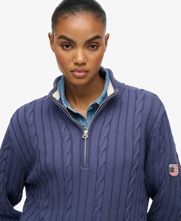 Superdry Trui in Blauw