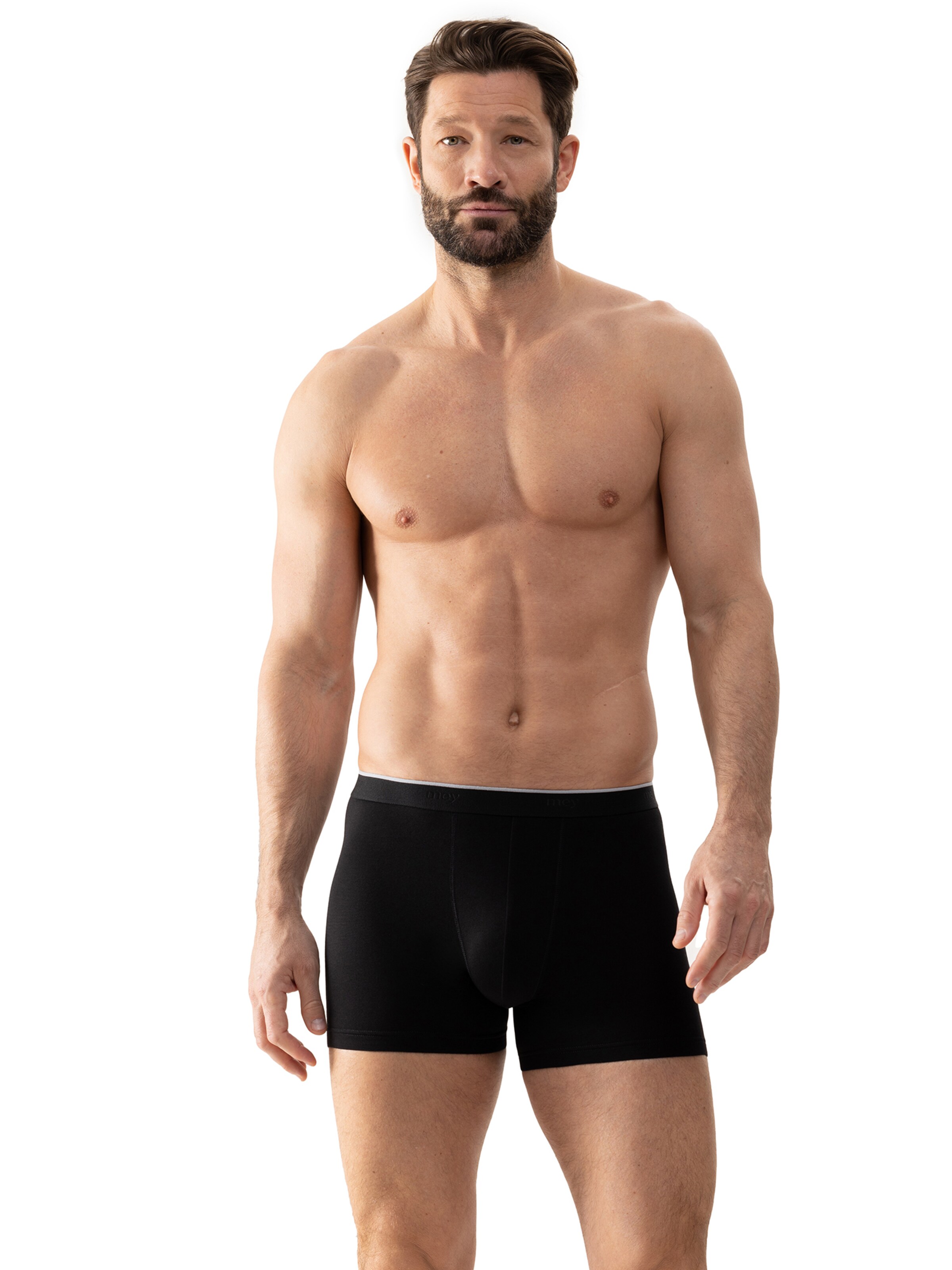Boxers Mey en noir : devant