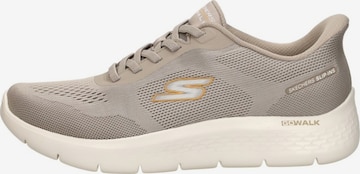 Baskets basses 'Slip-Ins: Go Walk Flex' SKECHERS en beige : devant