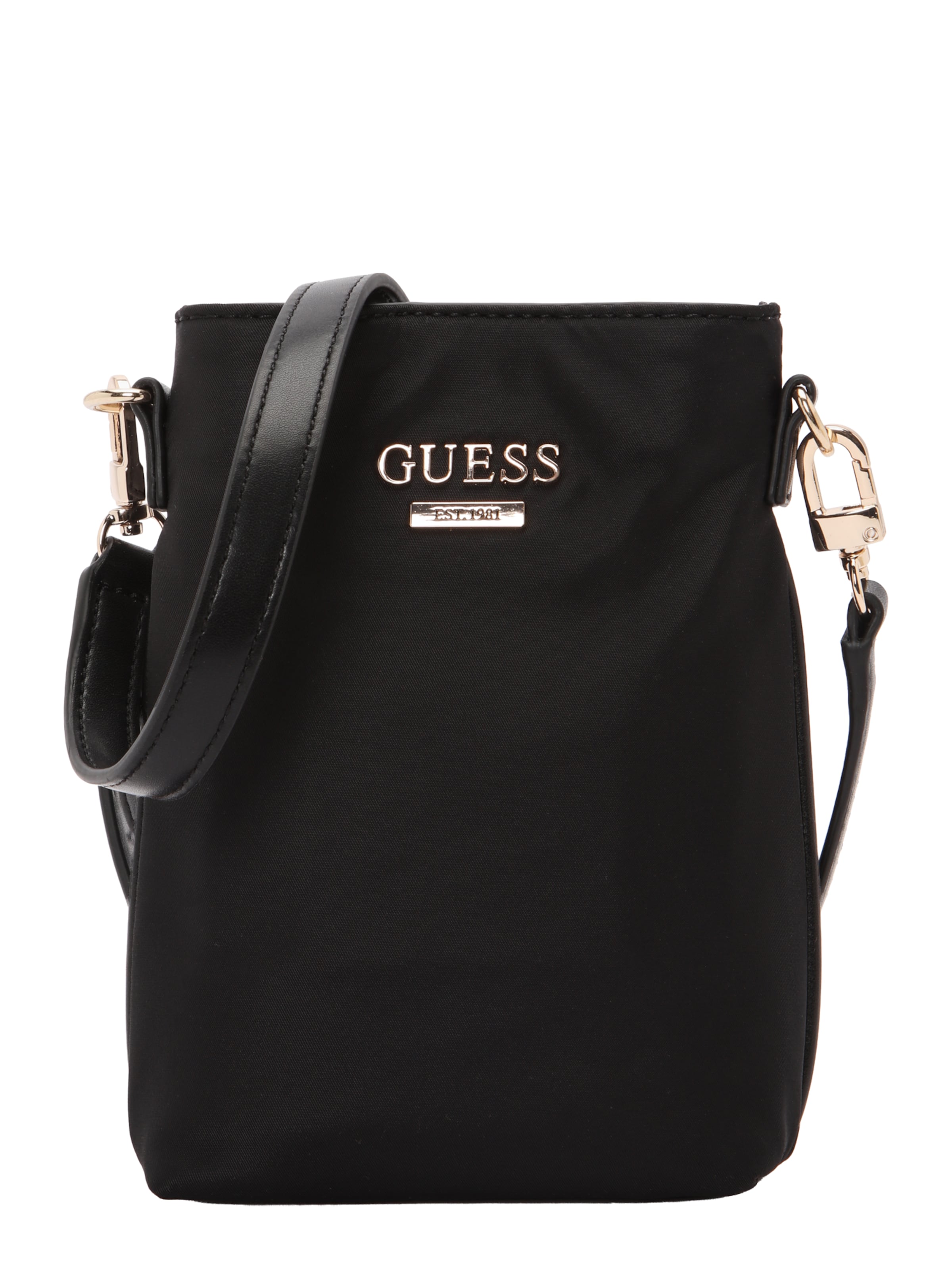 GUESS - Mala de ombro 'FOLLIE' em preto: frente